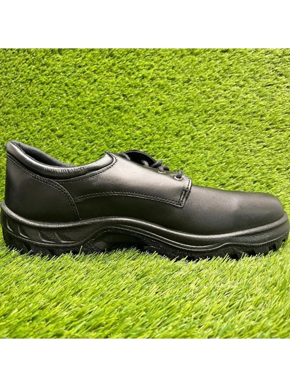 Rocky TMC 5000 Mens Size 13E Black Leather Slip-Resistant Oxford Work Shoes